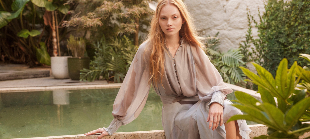 When Skirts Meet Nature, Wearing the Garden