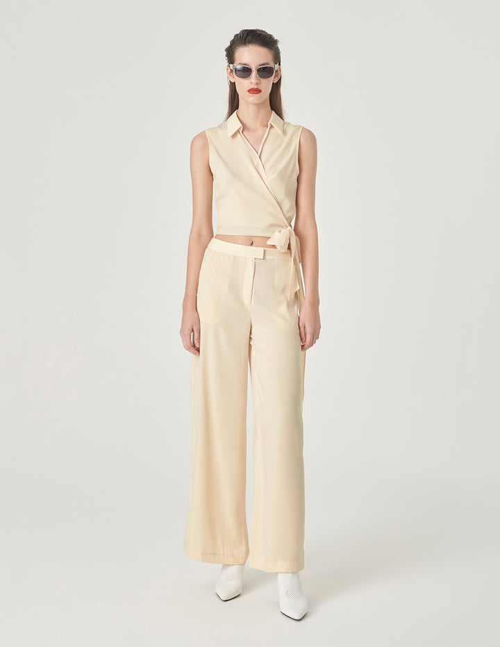 MARYLING Straight Loose-Fit Wide-Leg Pants