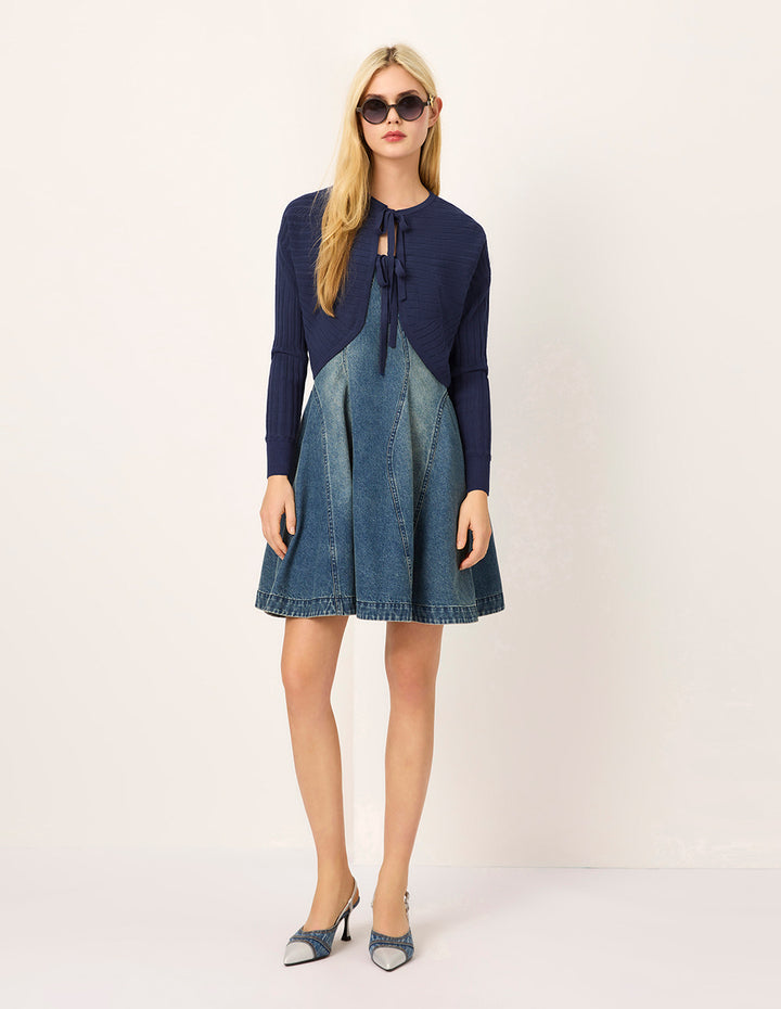 MARYLING Knit Cover-Up Casual Tie Summer Cardigan