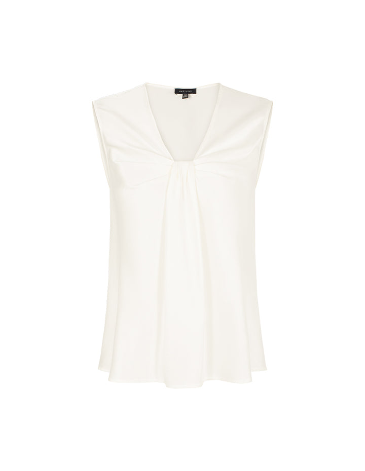 MARYLING V-Neck Knot Sleeveless Top