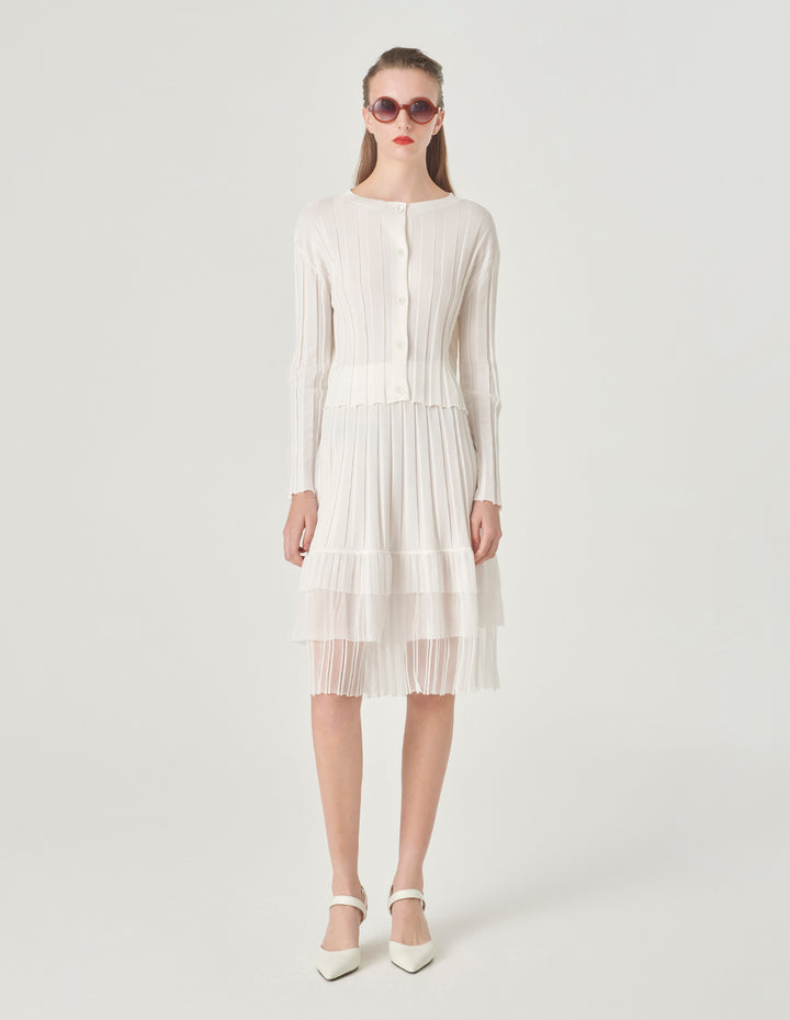 MARYLING Simple Knitted Skirt