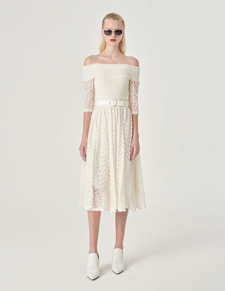 MARYLING One Shoulder A Hem Dress