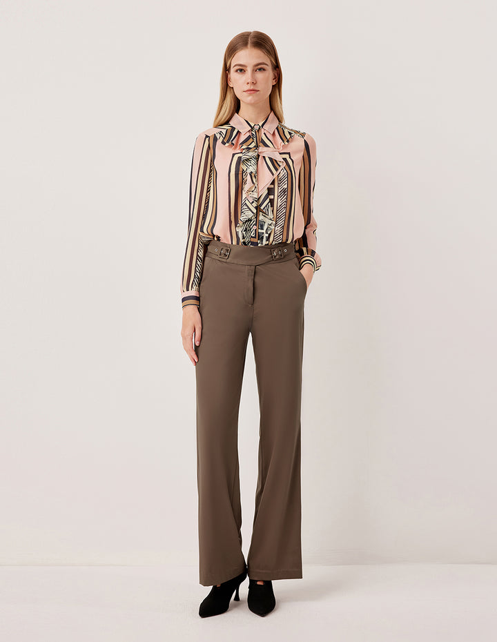 MARYLING Straight Leg Relaxed Fit Wide-Leg Pants