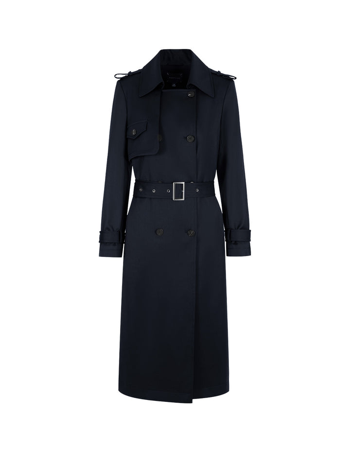 MARYLING Double-Breasted Trench Coat