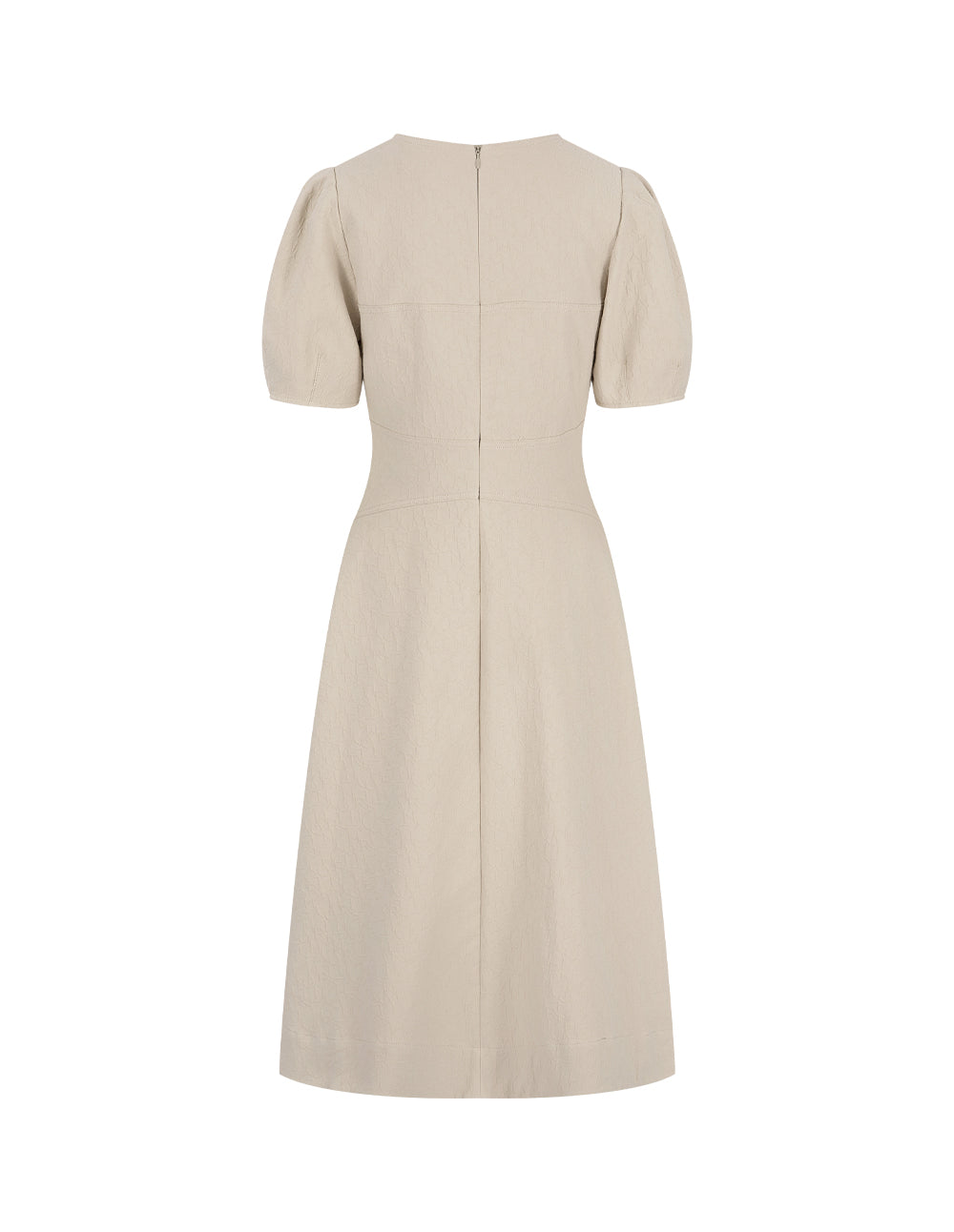 MARYLING Logo Jacquard Half Sleeve Dress