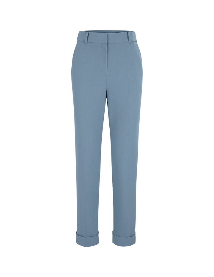 MARYLING Cuffed Embellished Suit Trousers