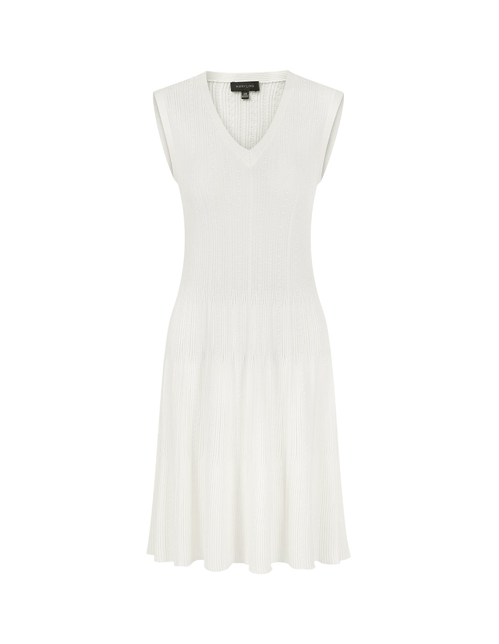 MARYLING V-Neck Sleeveless Knit Dress