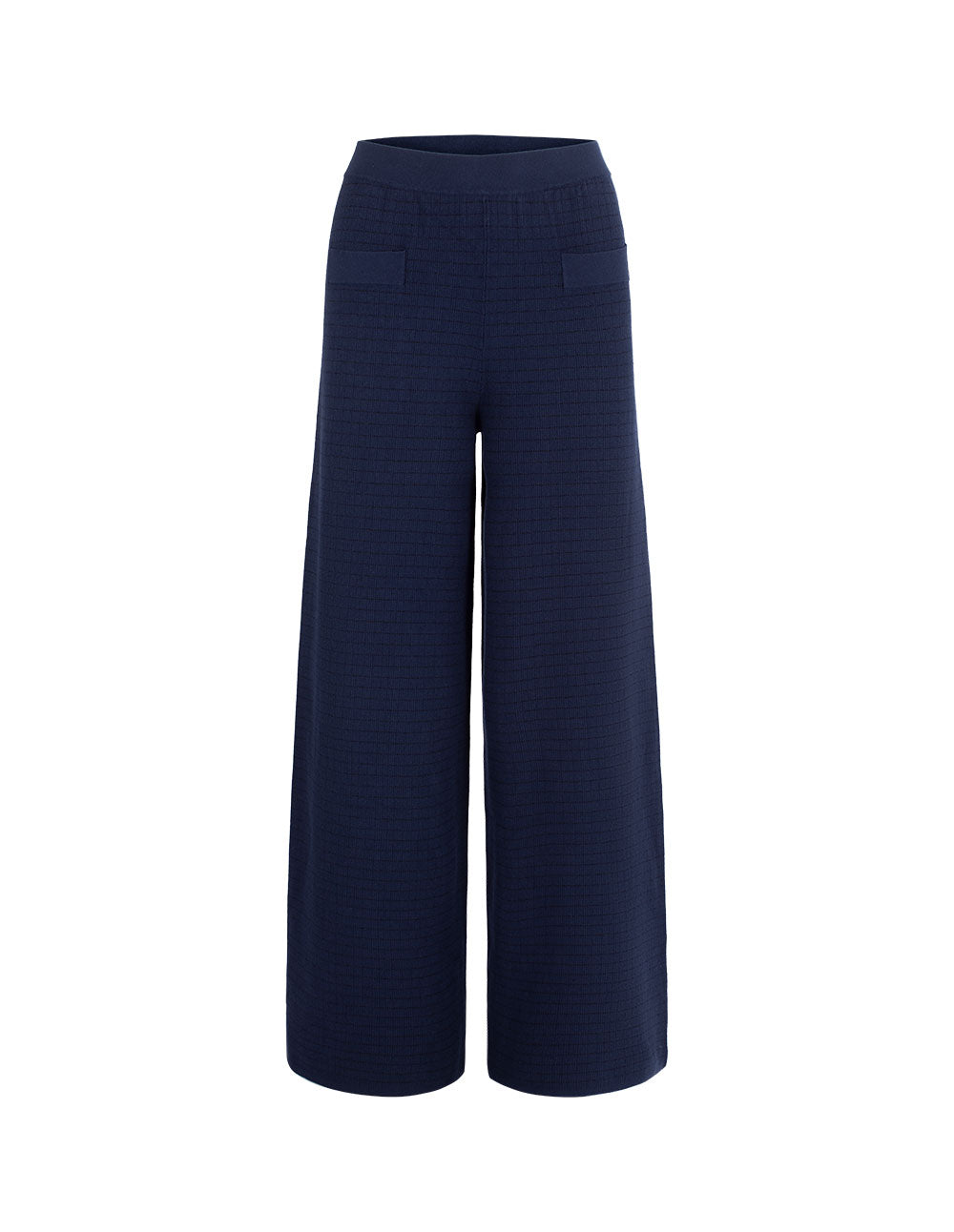 MARYLING High-Waisted Loose Fit Knit Wide Leg Pants