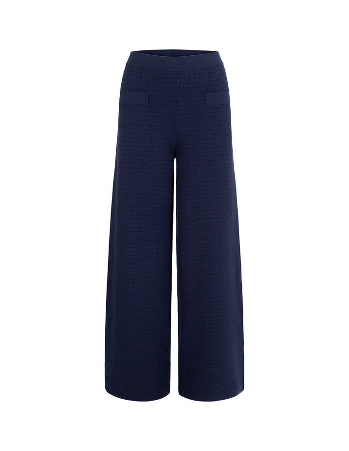 MARYLING High-Waisted Loose Fit Knit Wide Leg Pants