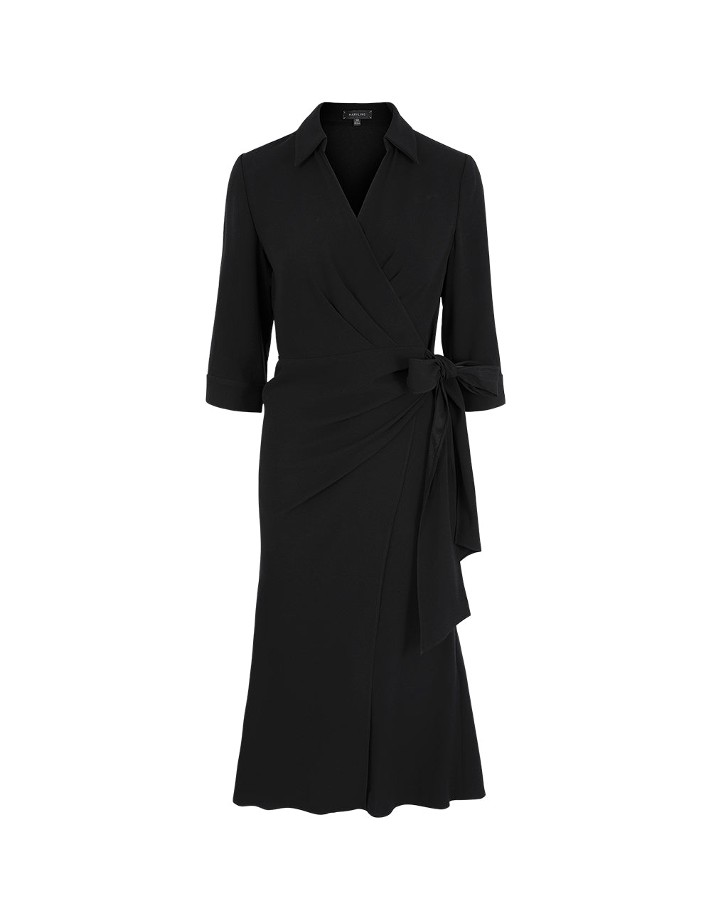 MARYLING Strappy Wrap Fishtail Dress