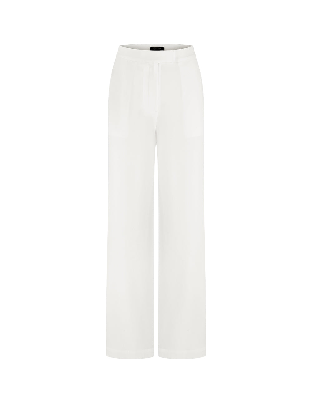 MARYLING White Straight Wide Leg Pants