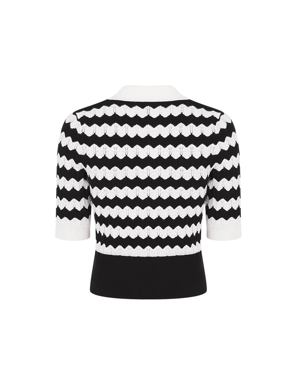 MARYLING V-Neck Contrast Knitted Sweater