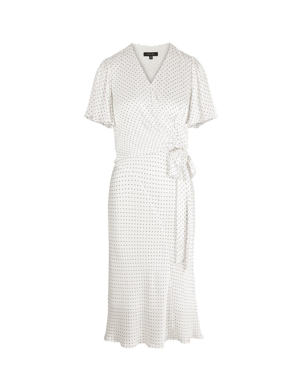 MARYLING V-Neck Wrap Fishtail Dress