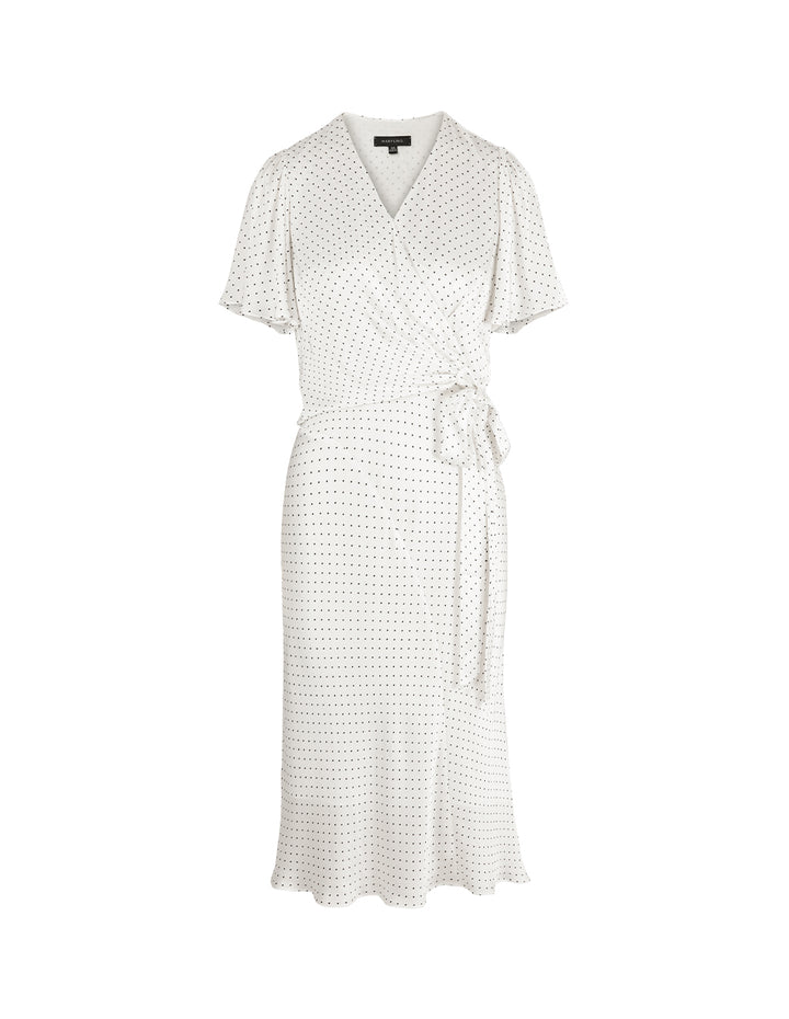 MARYLING V-Neck Wrap Fishtail Dress