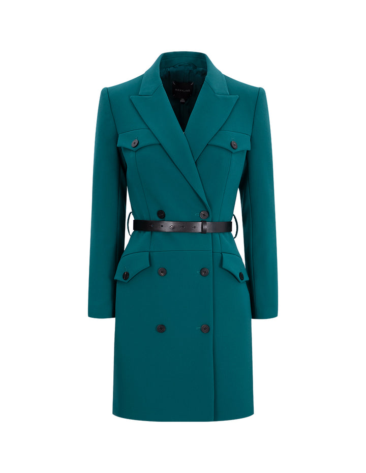 MARYLING Straight Double-Breasted Blazer