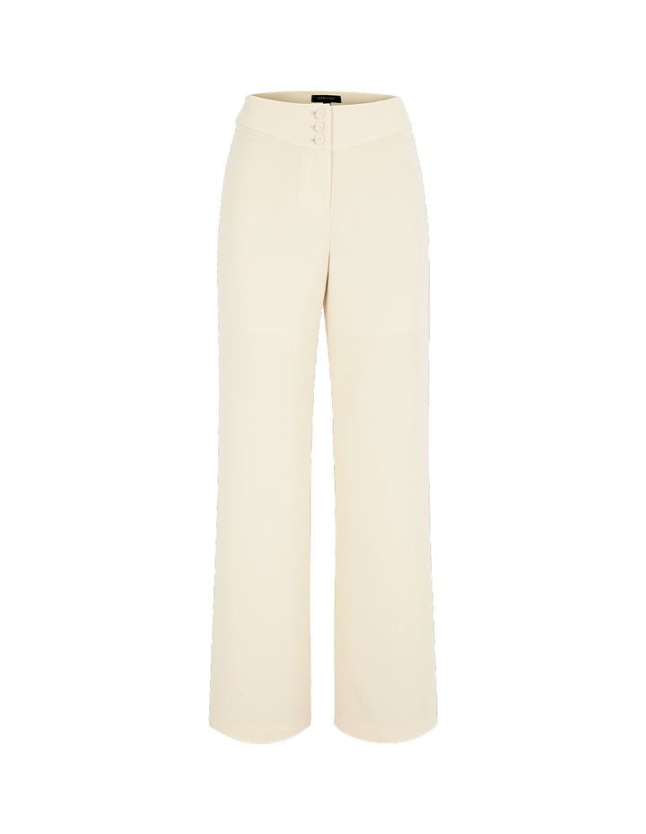 MARYLING Simple Straight-Leg Trousers