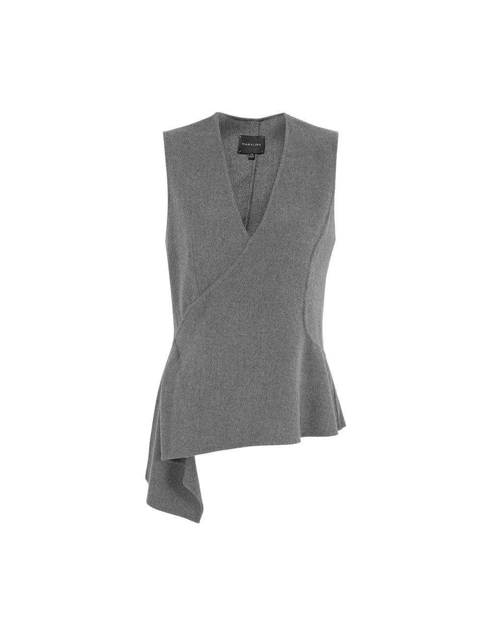 MARYLING V-Neck Sleeveless Commuter Vest