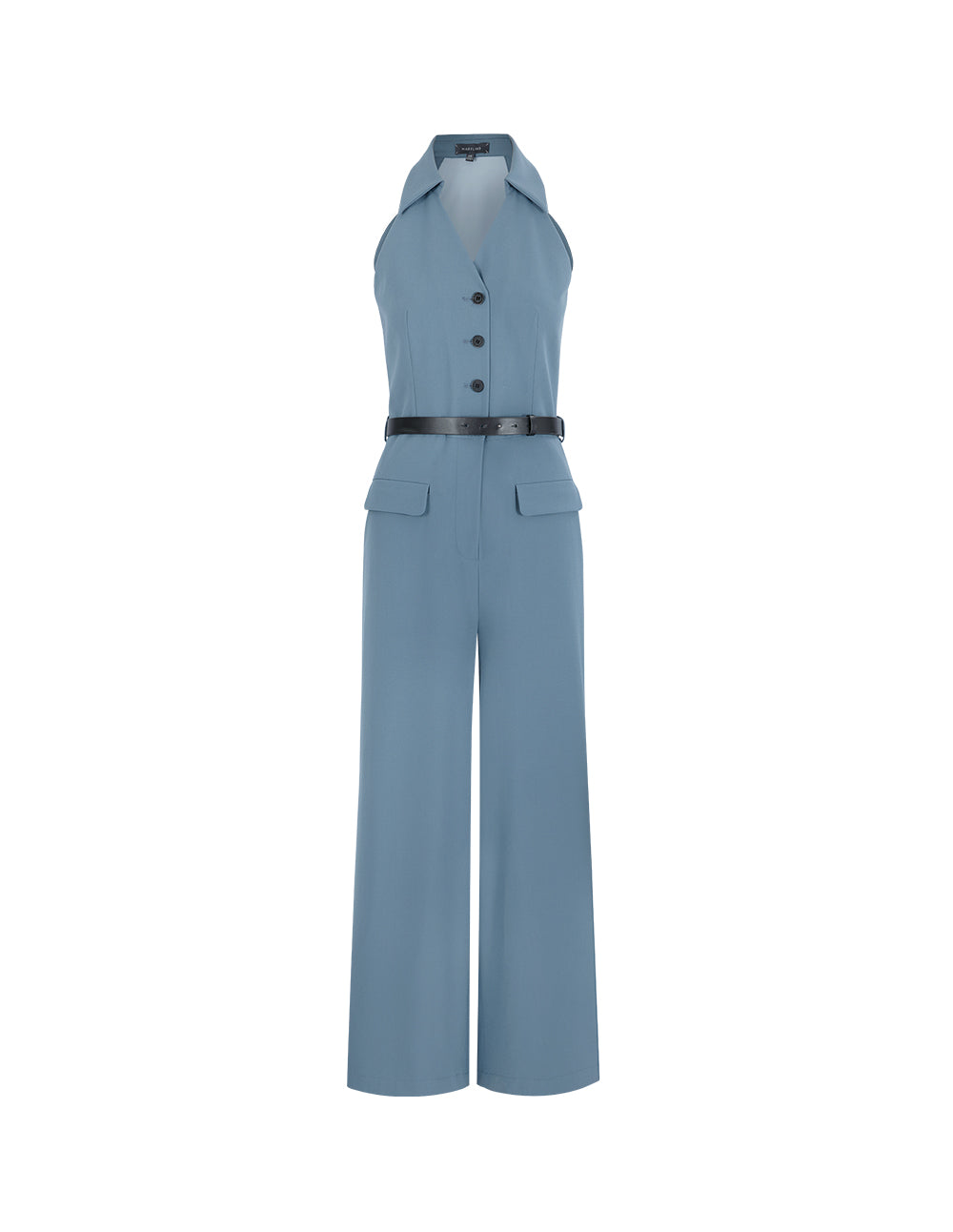 MARYLING Lapel Off-The-Shoulder Jumpsuit