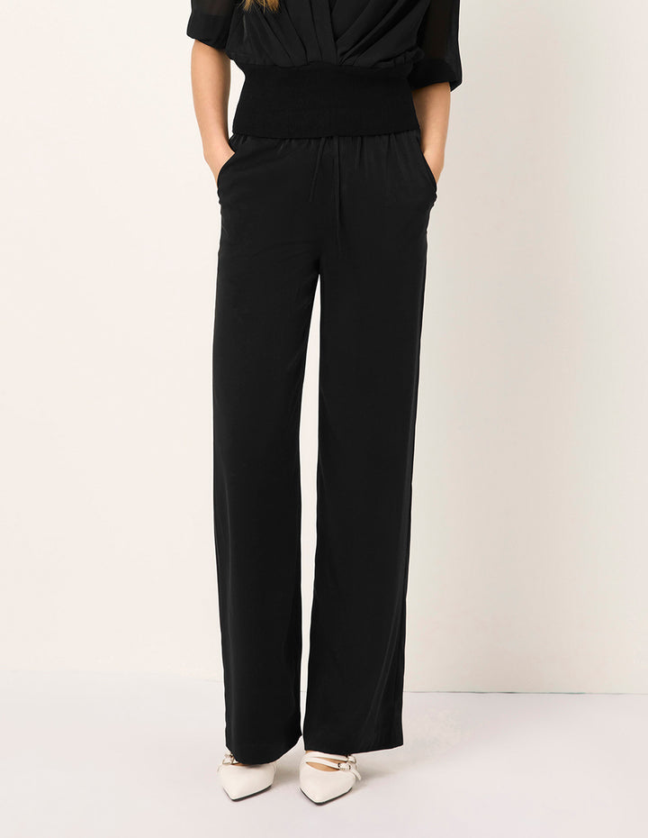 MARYLING Drapey Straight Wide-leg Trousers