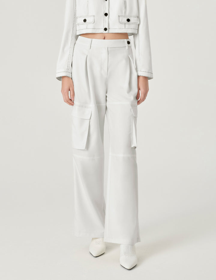 MARYLING Relaxed Fit Straight-Leg Trousers With Pockets