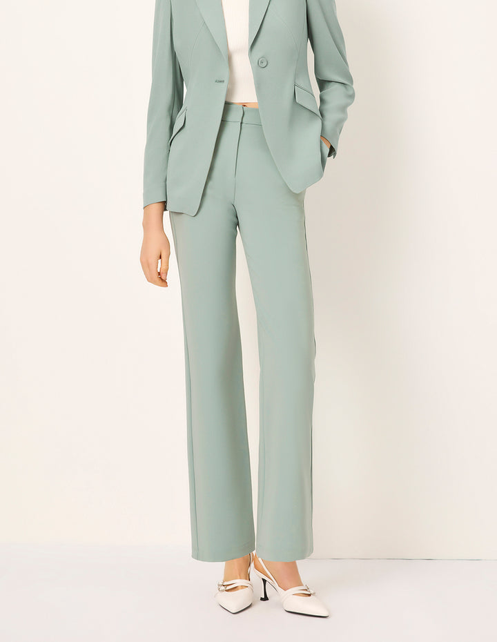 MARYLING Slim Straight Leg Trousers