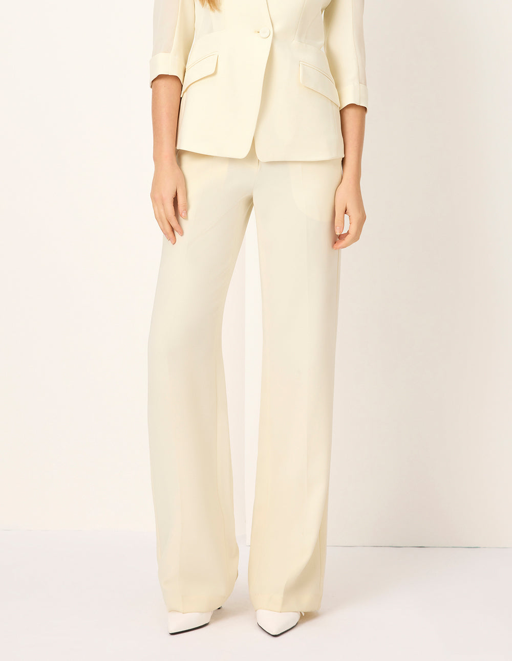MARYLING Simple Straight-Leg Trousers