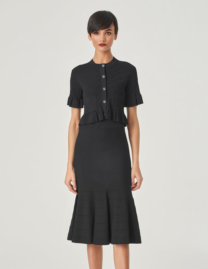 MARYLING Lace Knitted Cardigan