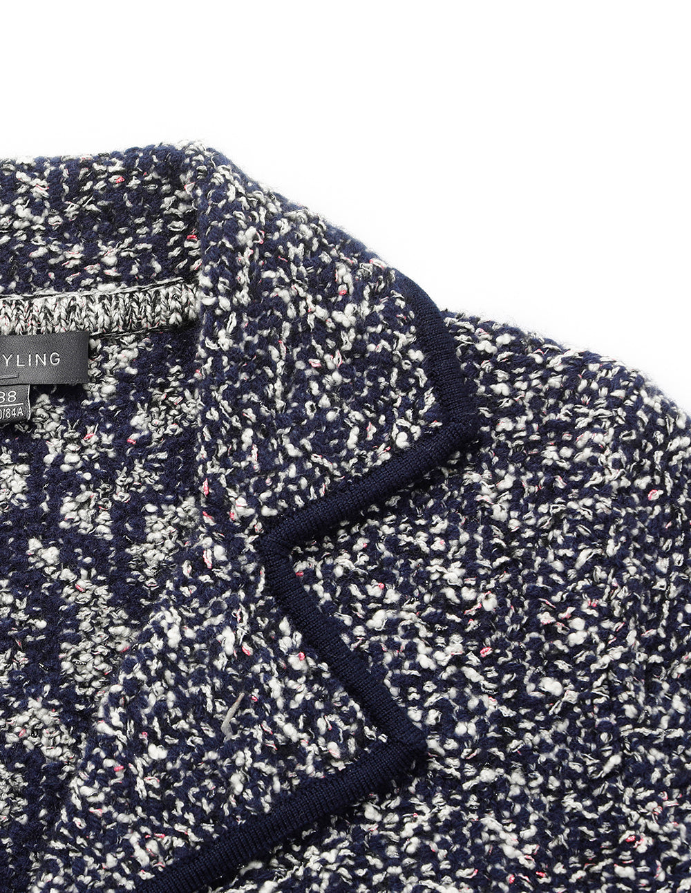 MARYLING Lapel Long Sleeve Wool Knitted Cardigan