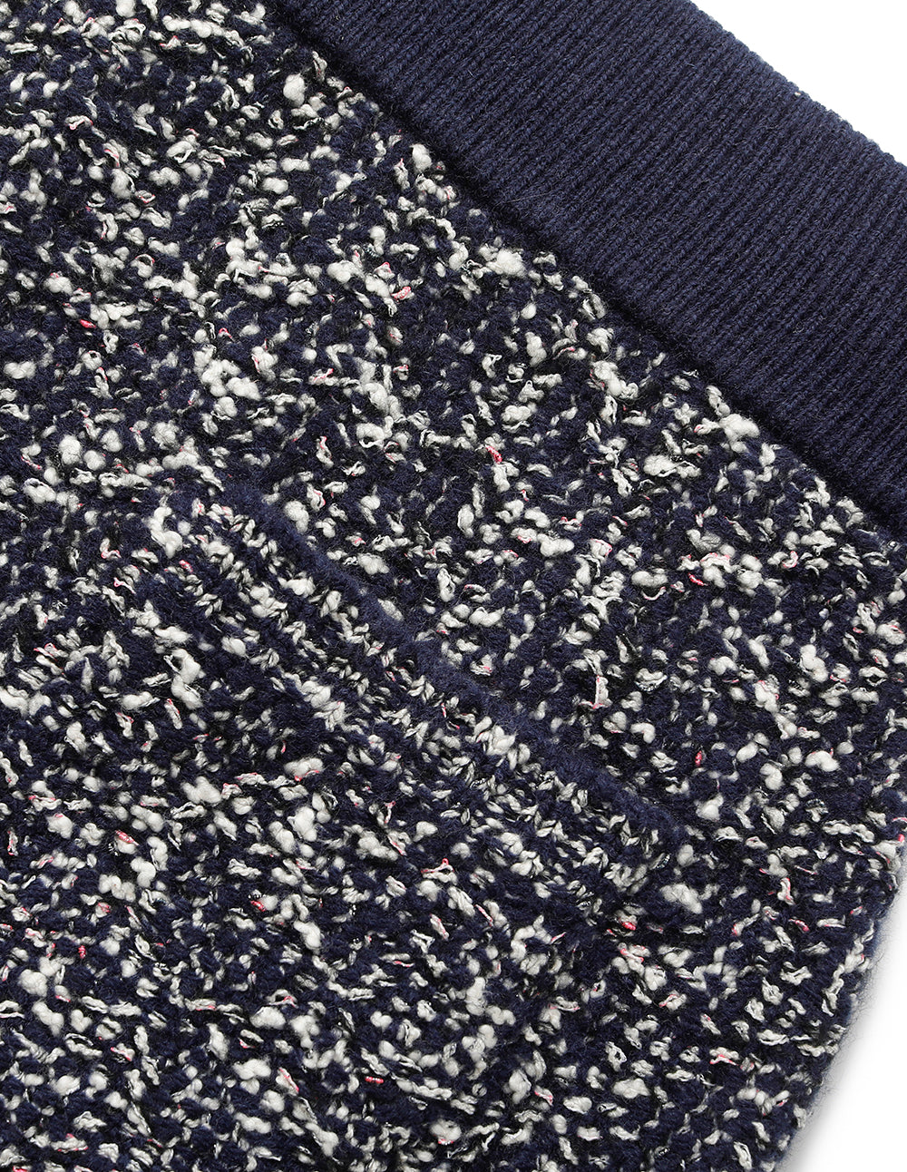 MARYLING Straight Knee-Length Knitted Skirt