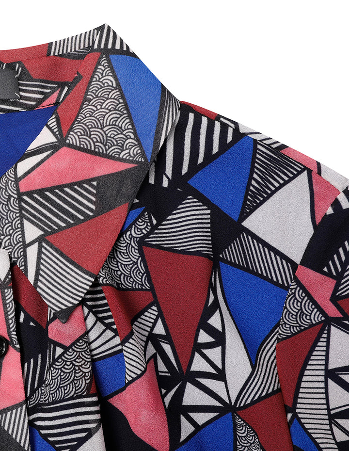 MARYLING Shirt Style Printed Dress