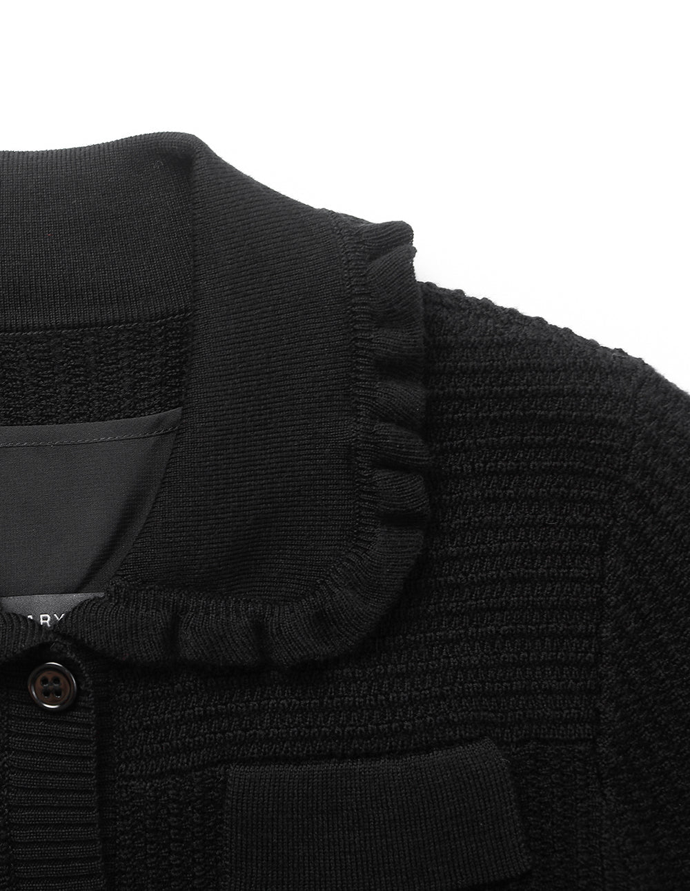 MARYLING Black Ruffled Large Skirt Dress