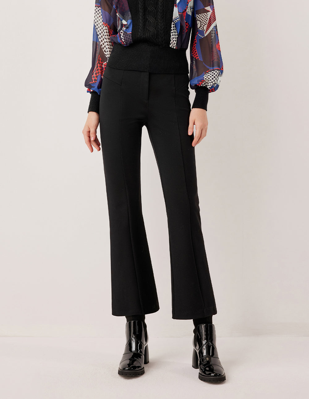 MARYLING High-Waisted Straight Leg Pants