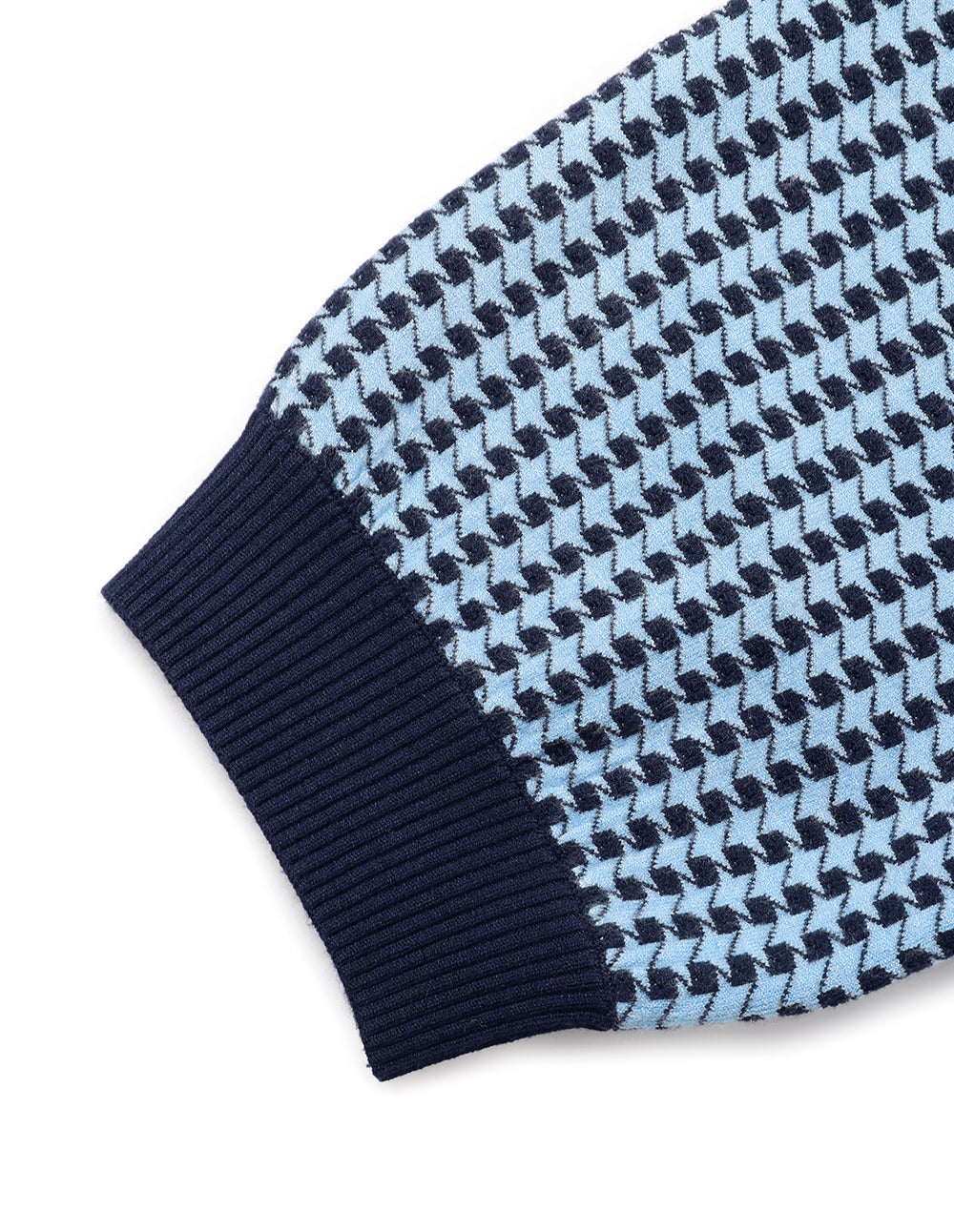 MARYLING Colourblock Lace-Up Knitted Sweater