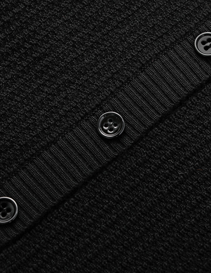 MARYLING Black Ruffled Large Skirt Dress