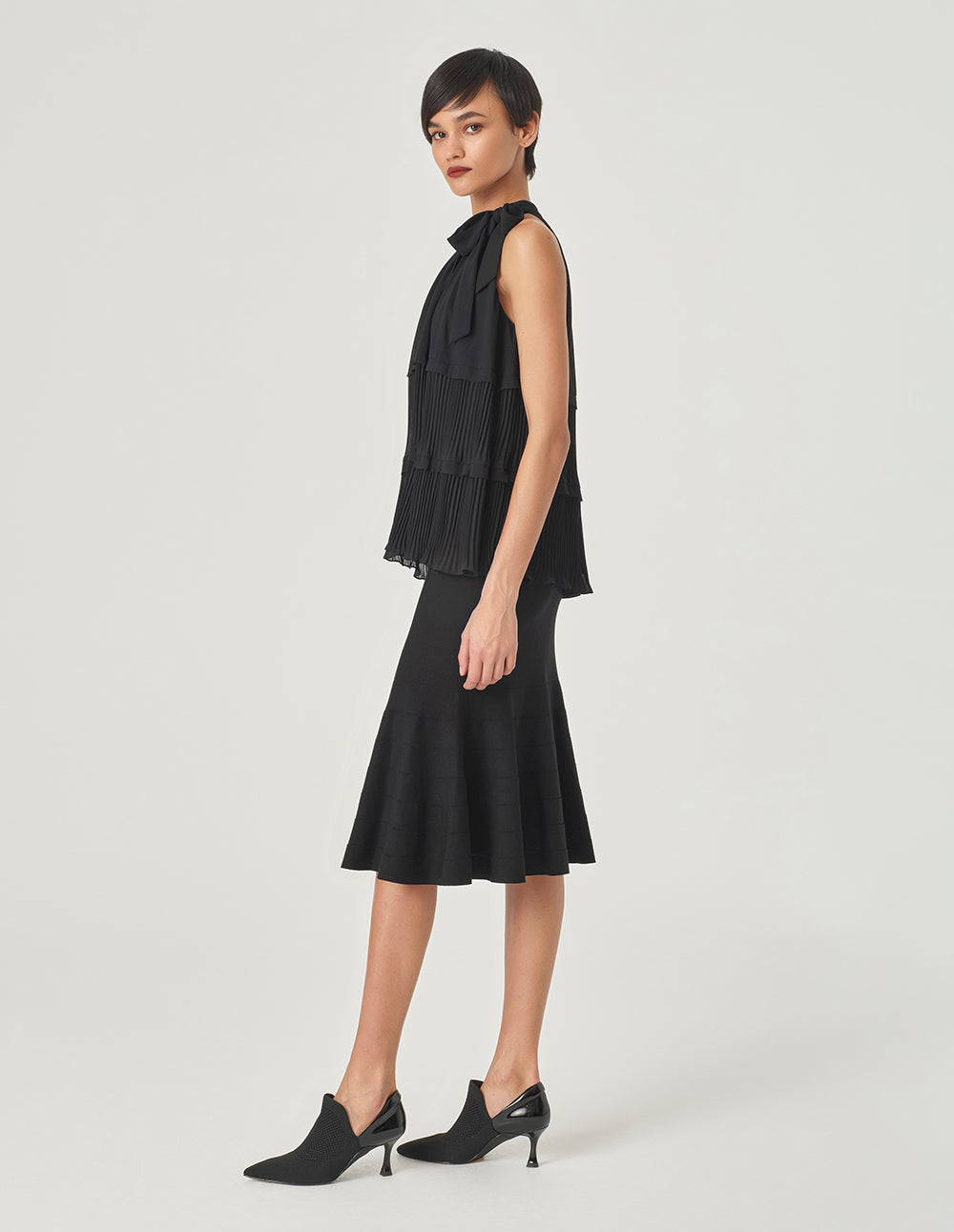 MARYLING Off-The-Shoulder Pleated Top