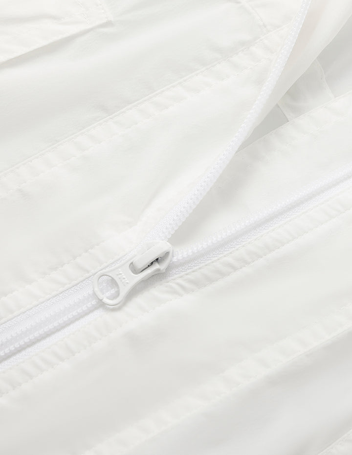 MARYLING Hooded Long-Sleeve Sun Protection Long Windbreaker