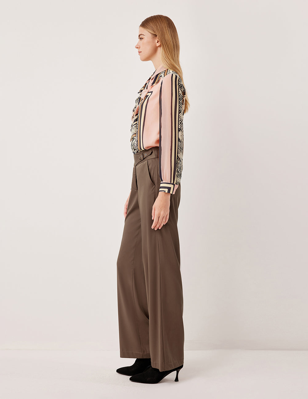 MARYLING Straight Leg Relaxed Fit Wide-Leg Pants