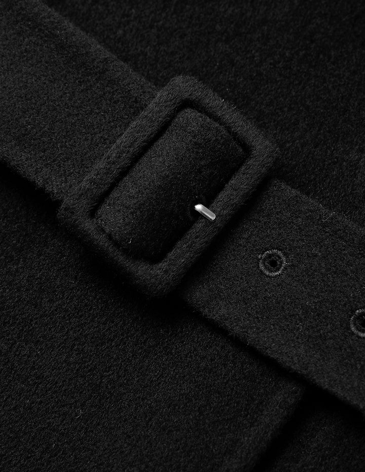 MARYLING Peak Lapels Double-Breasted Waisted Blazer