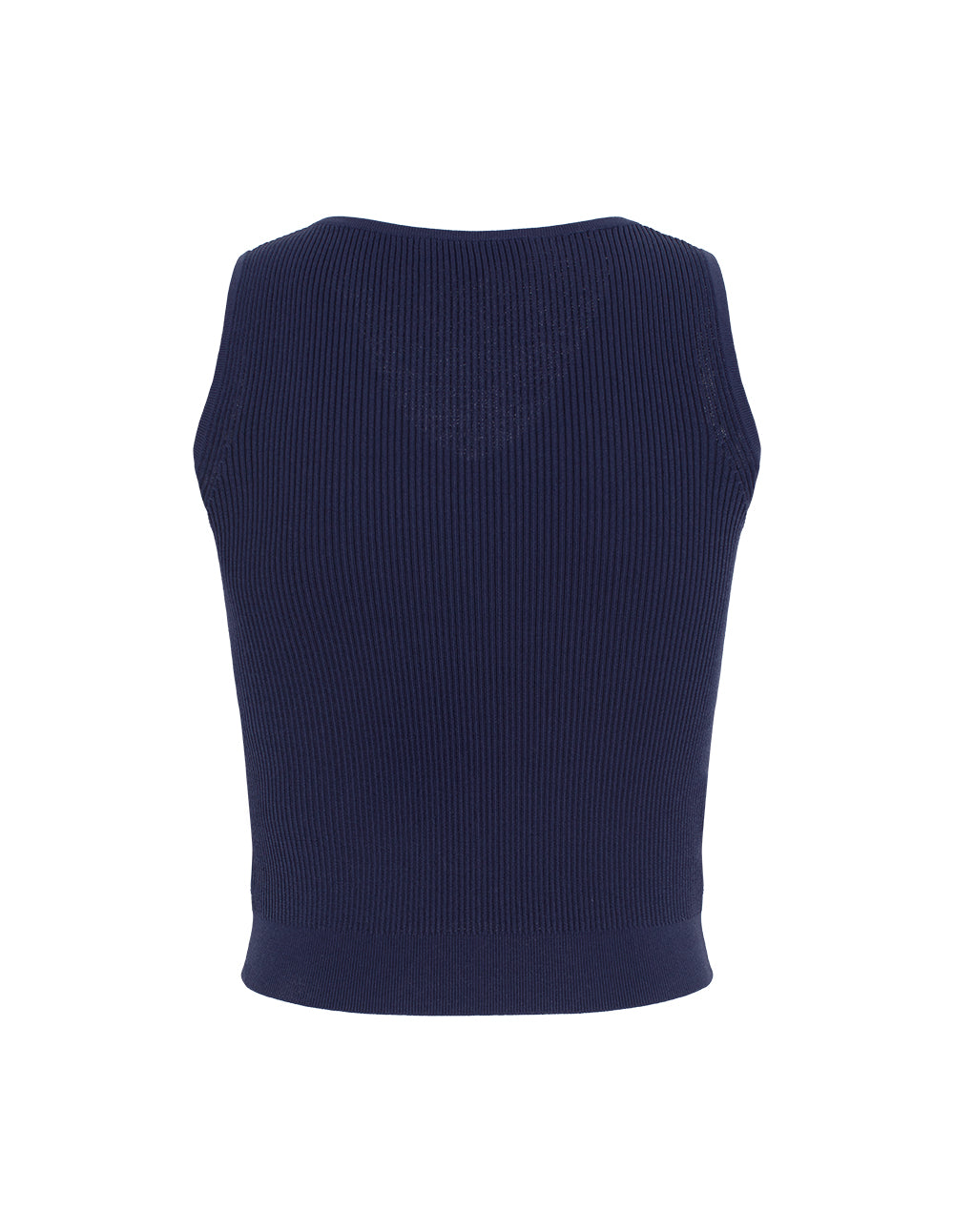 MARYLING V-Neck Sleeveless Fitted Cropped Knit Vest