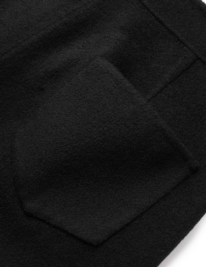 MARYLING A-Hem Double-Sided Woolen Knee-Length Skirt