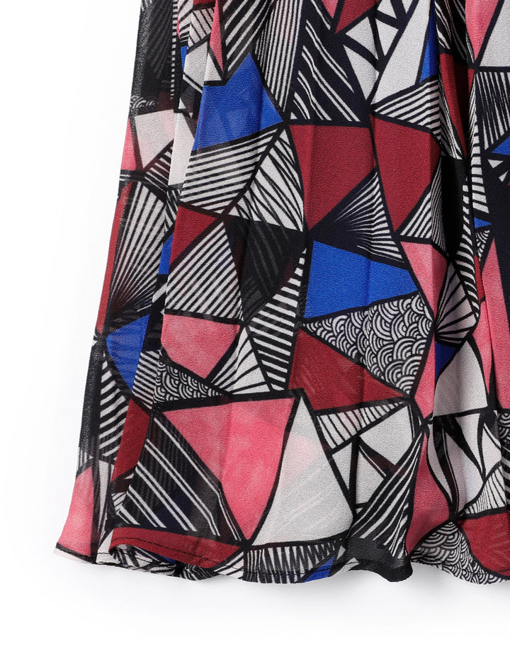 MARYLING Shirt Style Printed Dress