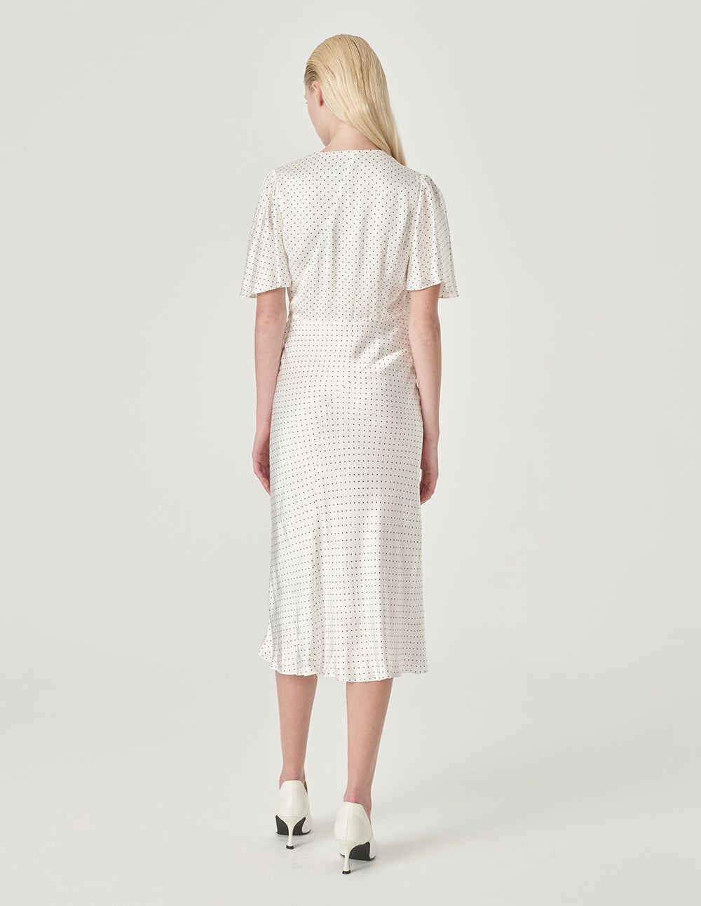 MARYLING V-Neck Wrap Fishtail Dress