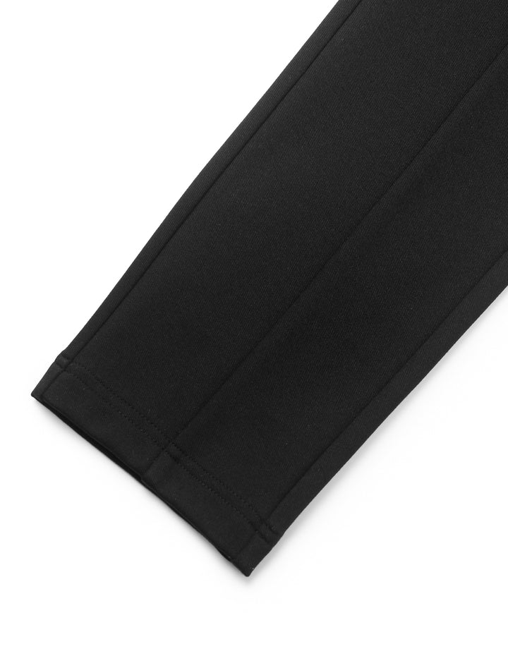 MARYLING High-Waisted Black Slim Fit Trousers