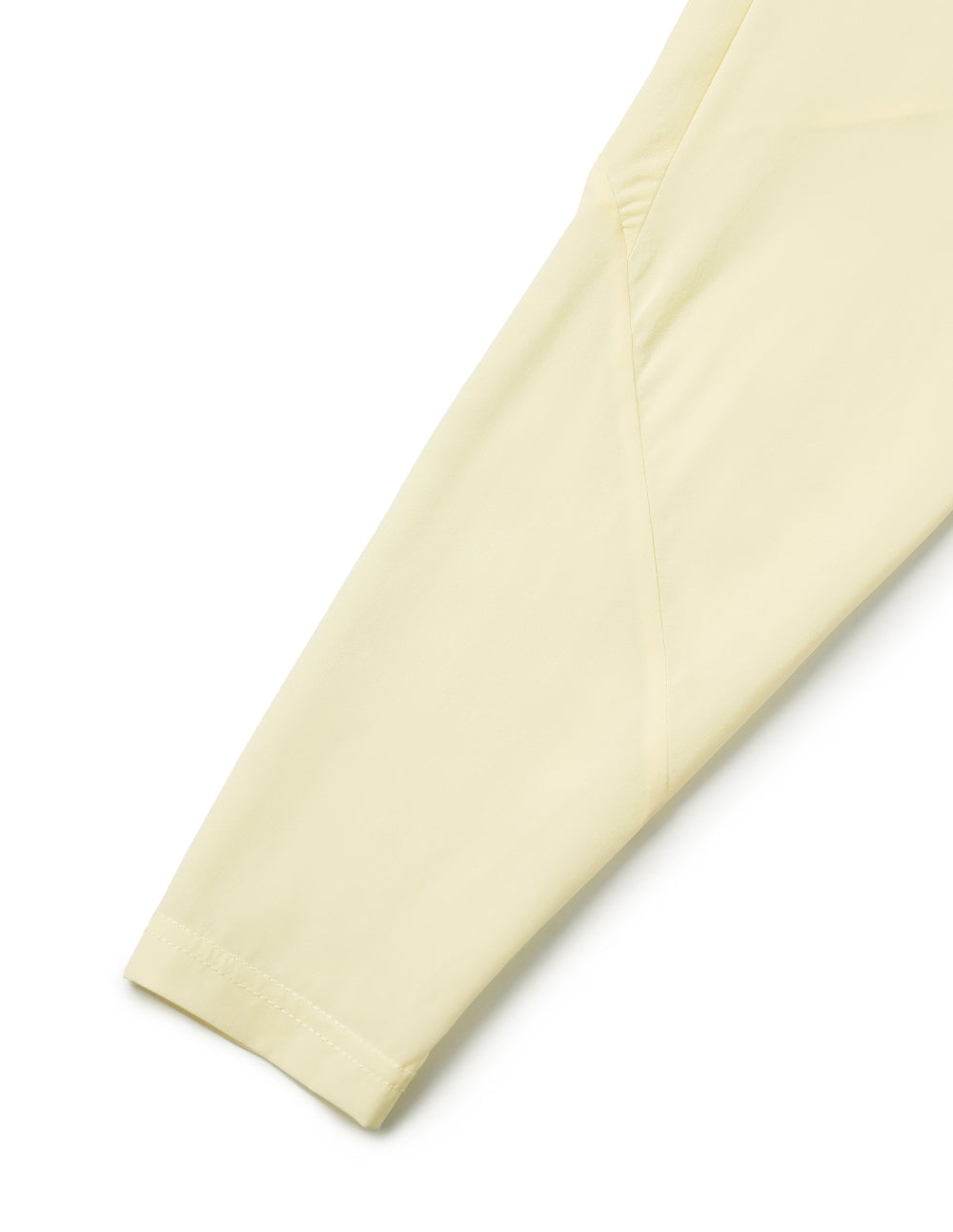 MARYLING Round Neck Long-Sleeve Pleated Silk Top