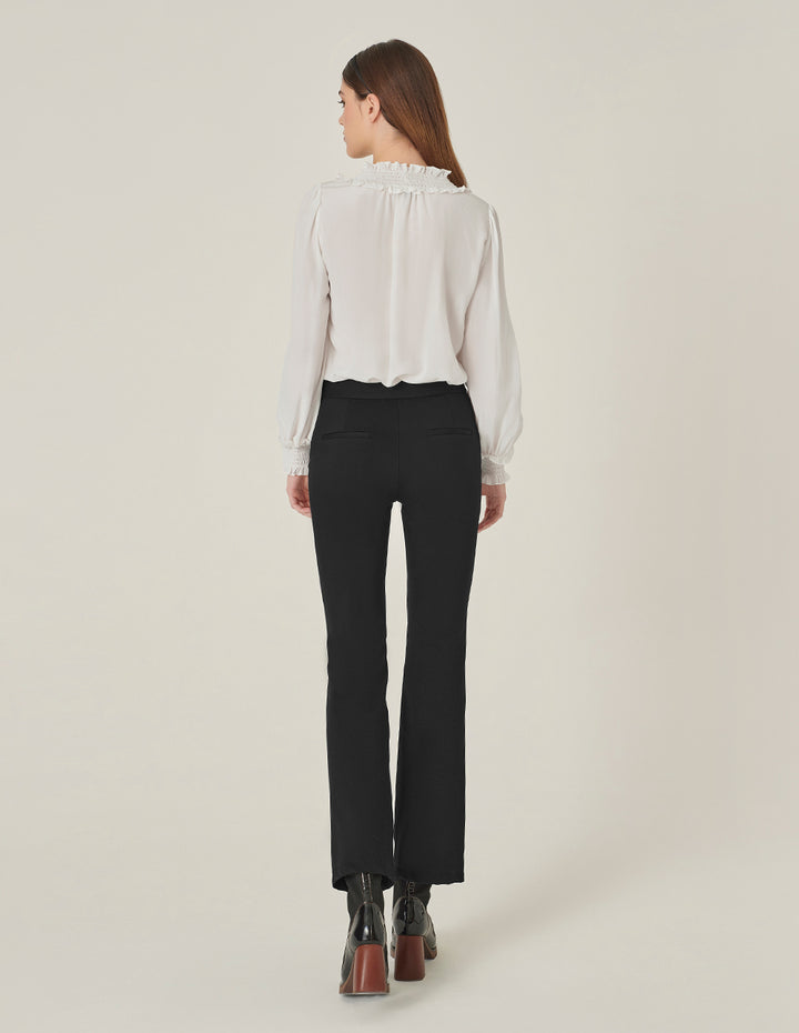 MARYLING Ankle-Length Flare Knitted Pants