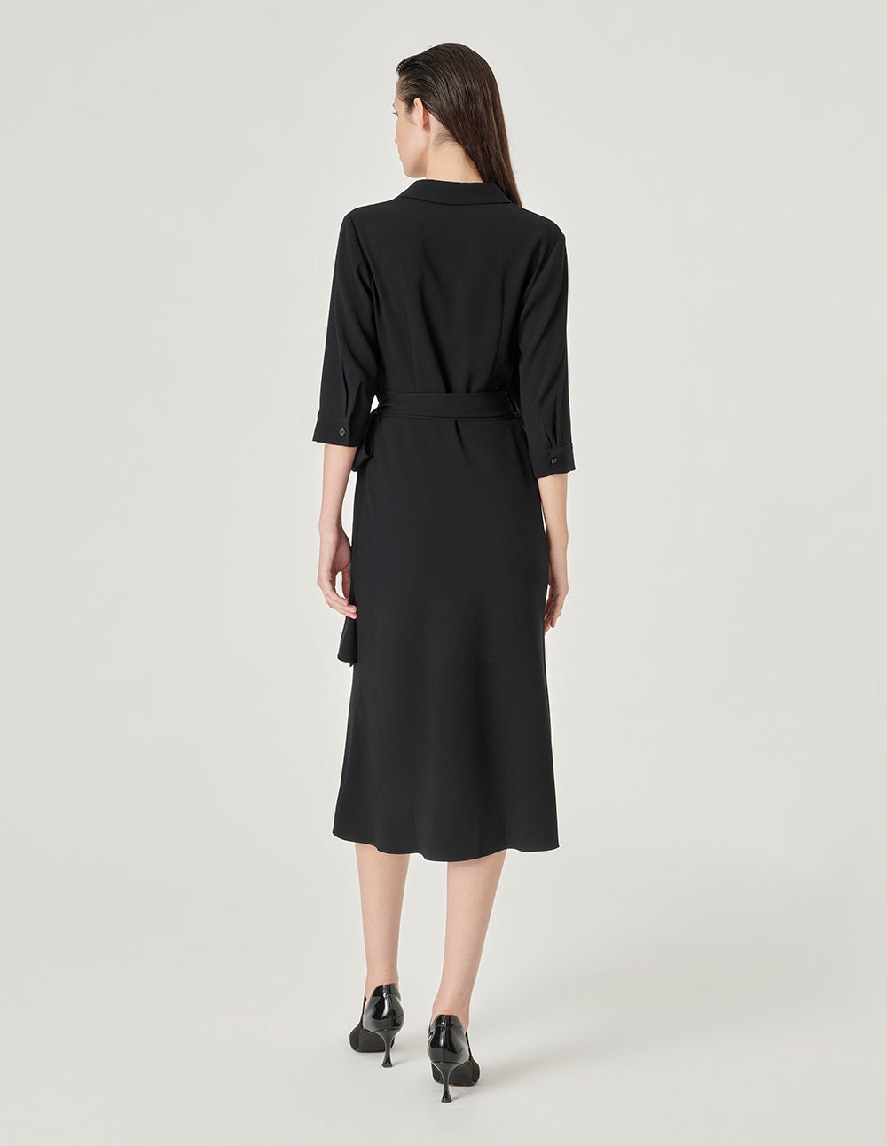 MARYLING Strappy Wrap Fishtail Dress