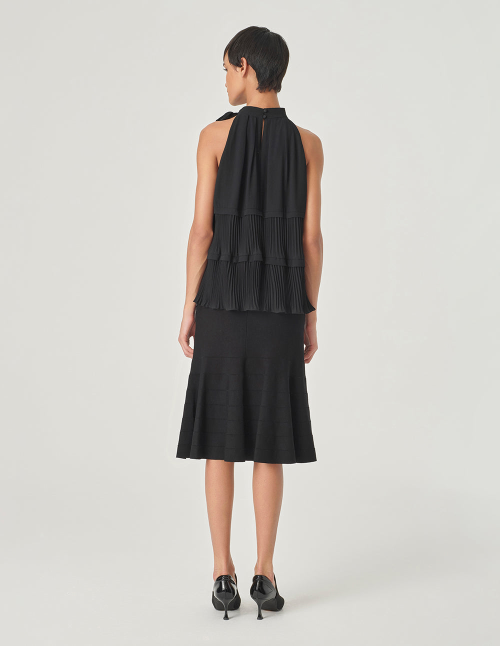 MARYLING Off-The-Shoulder Pleated Top