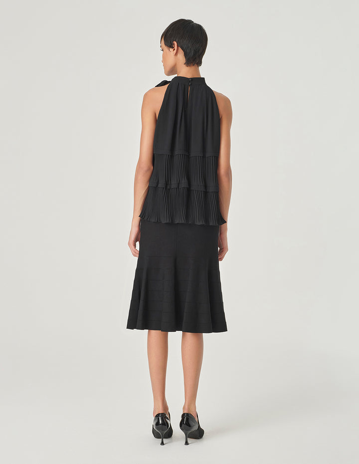 MARYLING Off-The-Shoulder Pleated Top