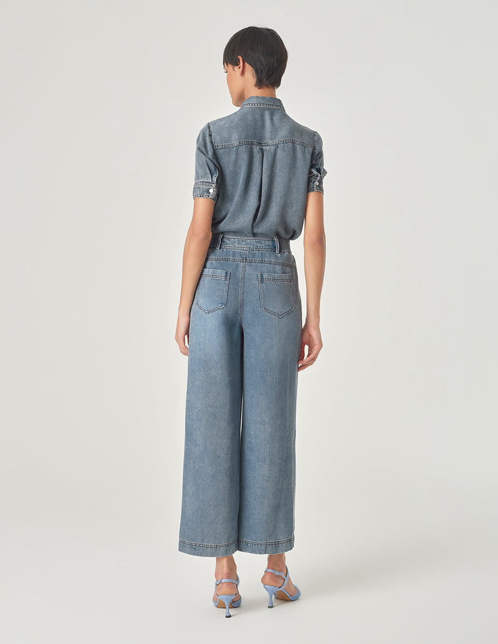 MARYLING Stretch Wide Leg Jeans
