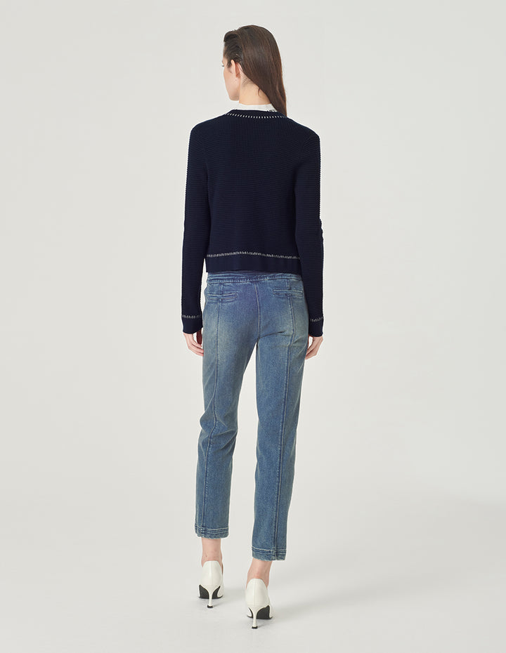 MARYLING V-Neck Knitted Cardigan